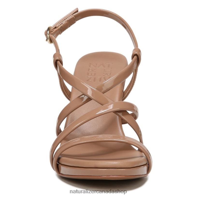 Sandals | CA Naturalizer Women Luisa Dress Sandal Taupe Patent Leather 8LFNB225