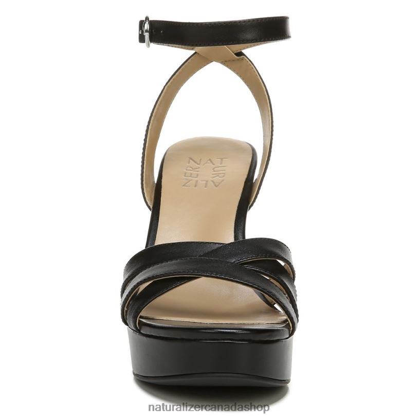 Sandals | CA Naturalizer Women Mallory Dress Sandal Black Leather 8LFNB492