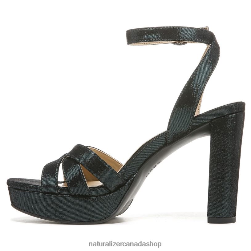 Sandals | CA Naturalizer Women Mallory Dress Sandal Midnight Clover Green Leather 8LFNB496