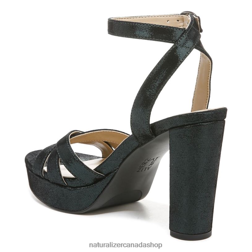 Sandals | CA Naturalizer Women Mallory Dress Sandal Midnight Clover Green Leather 8LFNB496