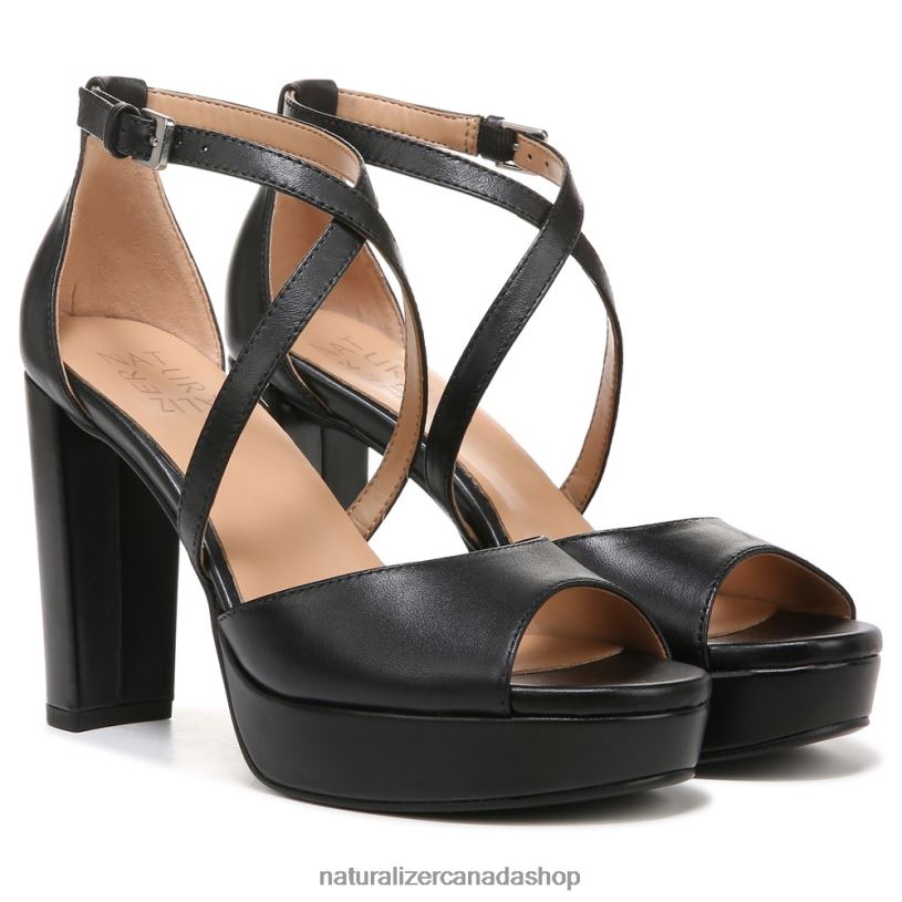 Sandals | CA Naturalizer Women Melody Dress Sandal Black Leather 8LFNB96