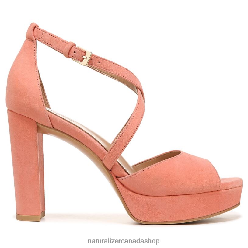 Sandals | CA Naturalizer Women Melody Dress Sandal Coral Suede 8LFNB100