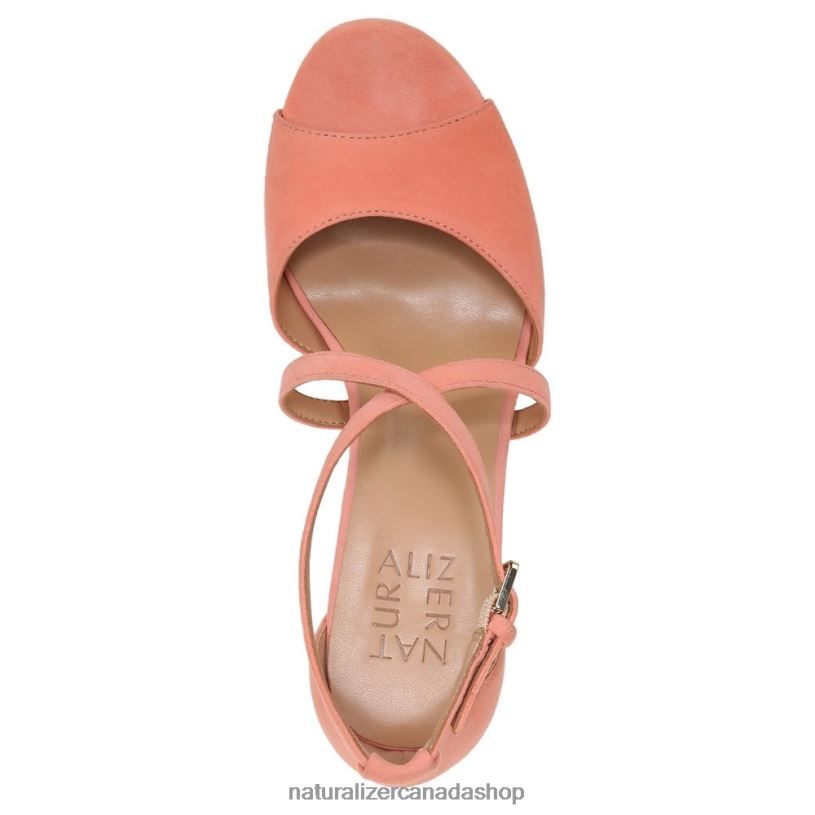 Sandals | CA Naturalizer Women Melody Dress Sandal Coral Suede 8LFNB100