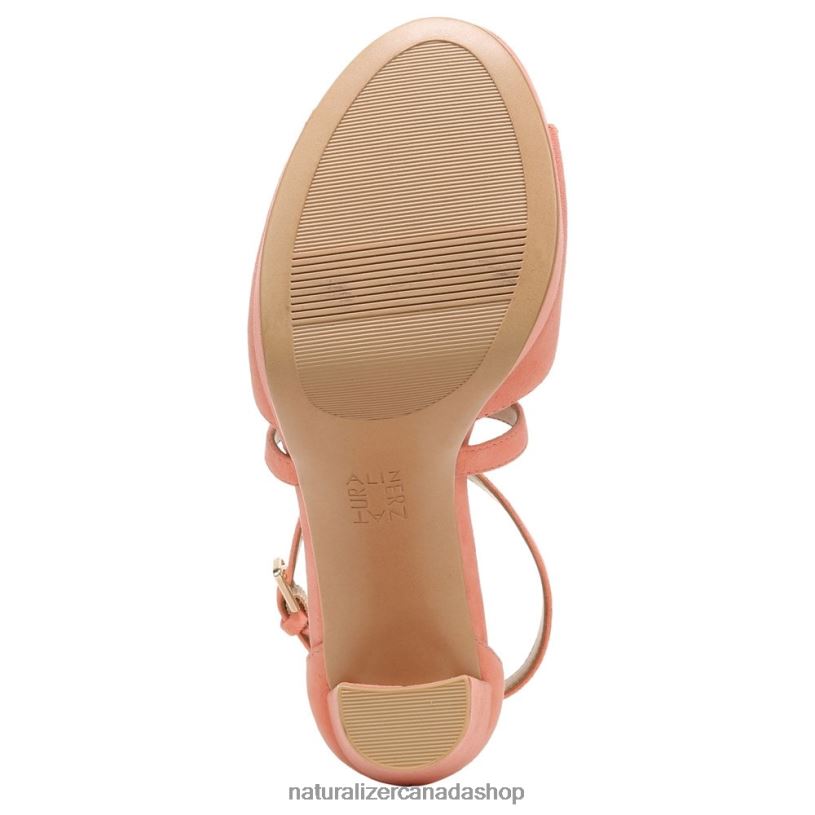 Sandals | CA Naturalizer Women Melody Dress Sandal Coral Suede 8LFNB100
