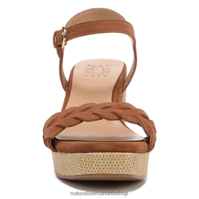 Sandals | CA Naturalizer Women Pandora Sandal English Tea Brown Leather 8LFNB338