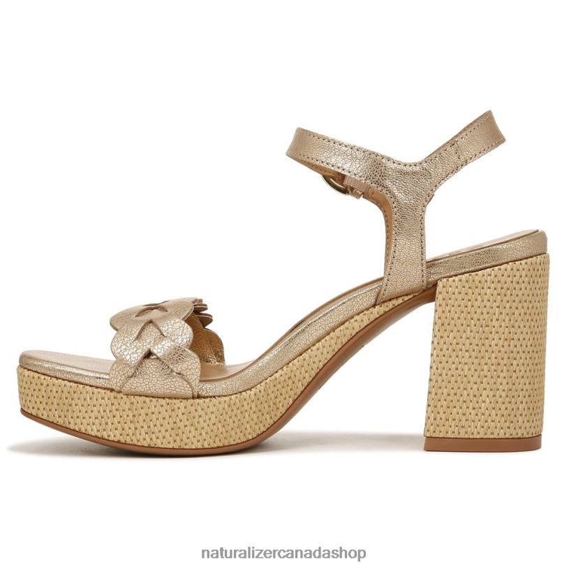 Sandals | CA Naturalizer Women Pandora Sandal Soft Gold Leather 8LFNB340