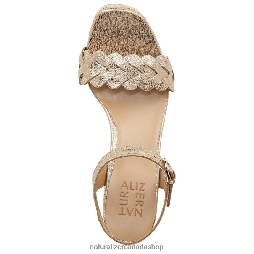 Sandals | CA Naturalizer Women Pandora Sandal Soft Gold Leather 8LFNB340