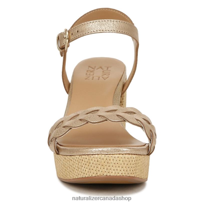 Sandals | CA Naturalizer Women Pandora Sandal Soft Gold Leather 8LFNB340