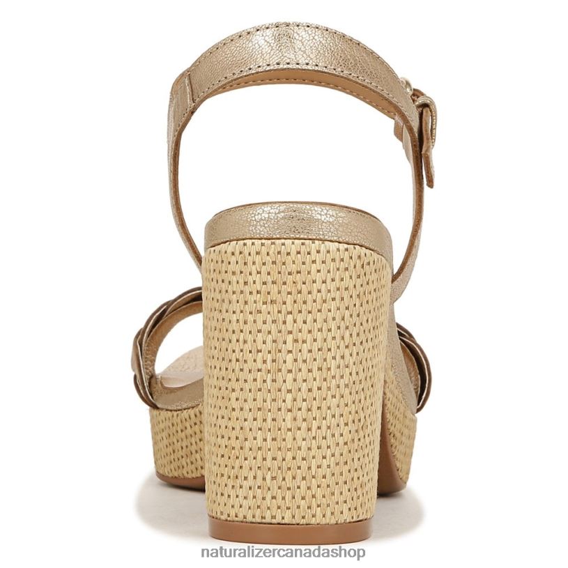 Sandals | CA Naturalizer Women Pandora Sandal Soft Gold Leather 8LFNB340