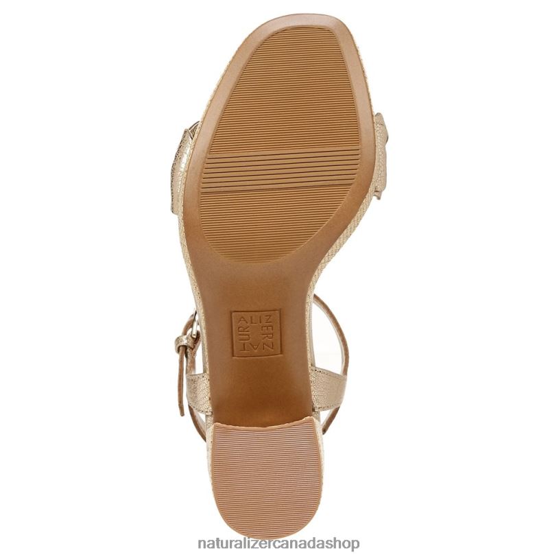 Sandals | CA Naturalizer Women Pandora Sandal Soft Gold Leather 8LFNB340