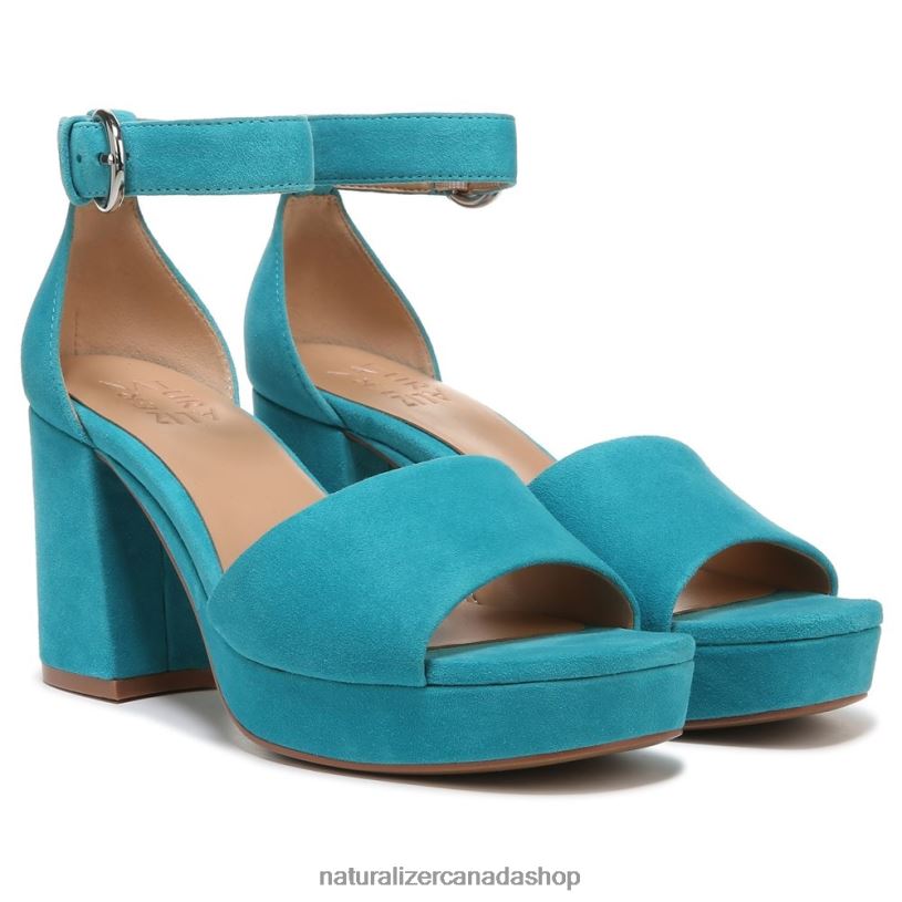 Sandals | CA Naturalizer Women Pearlyn Dress Sandal Blue Suede 8LFNB342
