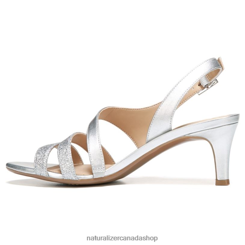 Sandals | CA Naturalizer Women Taimi Dress Sandal Silver/Glitter Synthetic 8LFNB503