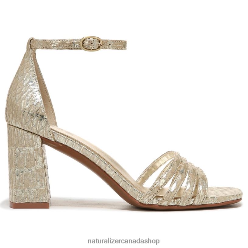 Sandals | CA Naturalizer Women Thena Dress Sandal Gold Snake Leather 8LFNB681