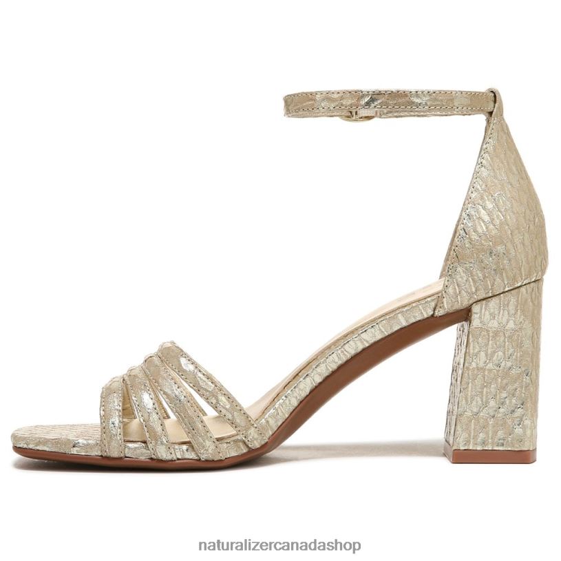 Sandals | CA Naturalizer Women Thena Dress Sandal Gold Snake Leather 8LFNB681