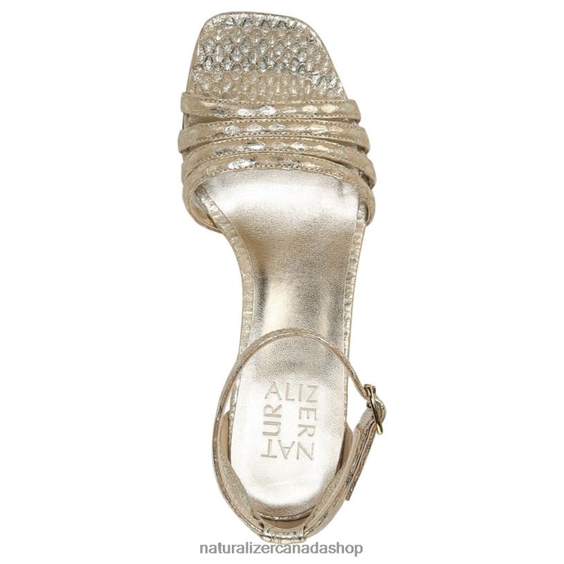 Sandals | CA Naturalizer Women Thena Dress Sandal Gold Snake Leather 8LFNB681