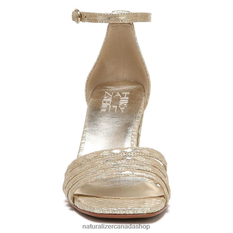 Sandals | CA Naturalizer Women Thena Dress Sandal Gold Snake Leather 8LFNB681