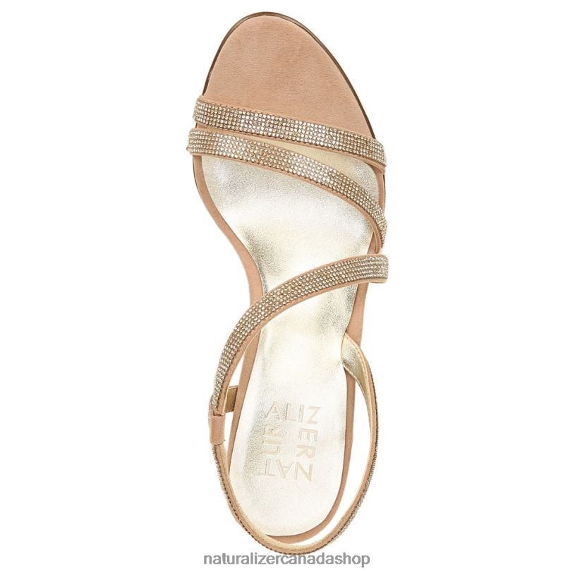 Sandals | CA Naturalizer Women Vanessa Dress Sandal Creme Brulee Fabric 8LFNB23
