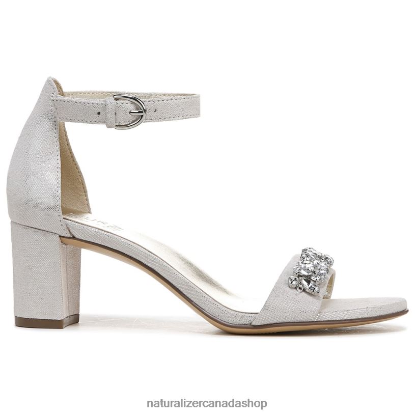 Sandals | CA Naturalizer Women Vera 2 Dress Sandal Silver Leather 8LFNB609