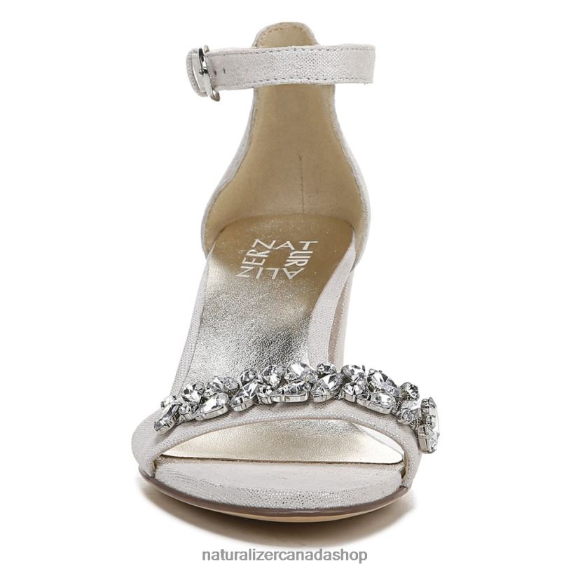 Sandals | CA Naturalizer Women Vera 2 Dress Sandal Silver Leather 8LFNB609