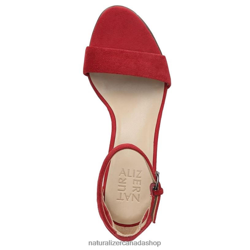 Sandals | CA Naturalizer Women Vera Dress Sandal Hot Sauce Suede 8LFNB19