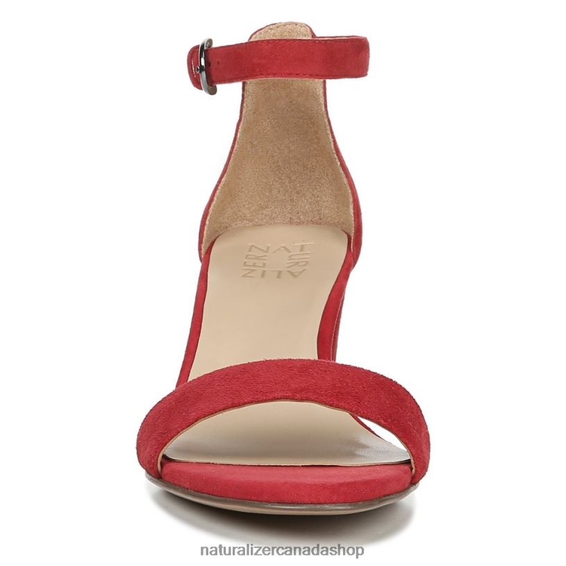 Sandals | CA Naturalizer Women Vera Dress Sandal Hot Sauce Suede 8LFNB19