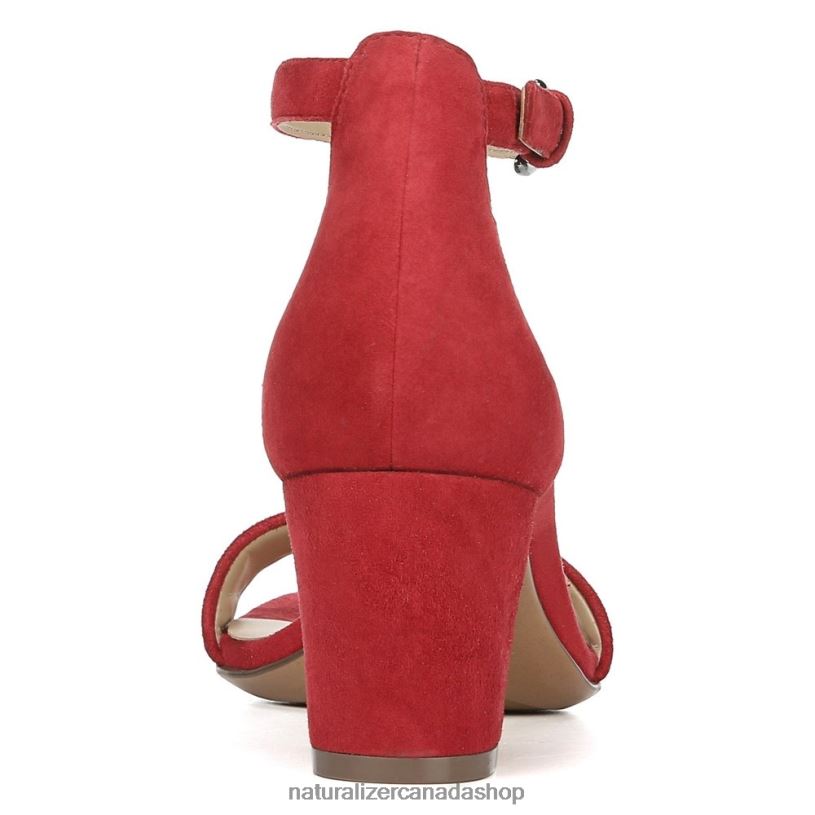 Sandals | CA Naturalizer Women Vera Dress Sandal Hot Sauce Suede 8LFNB19