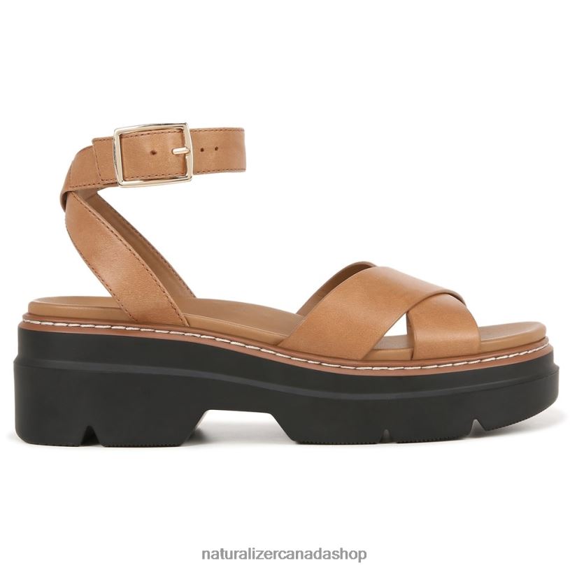 Sandals | CA Naturalizer Women Darry Sandal Toffee Brown Leather 8LFNB34