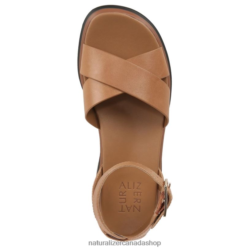 Sandals | CA Naturalizer Women Darry Sandal Toffee Brown Leather 8LFNB34