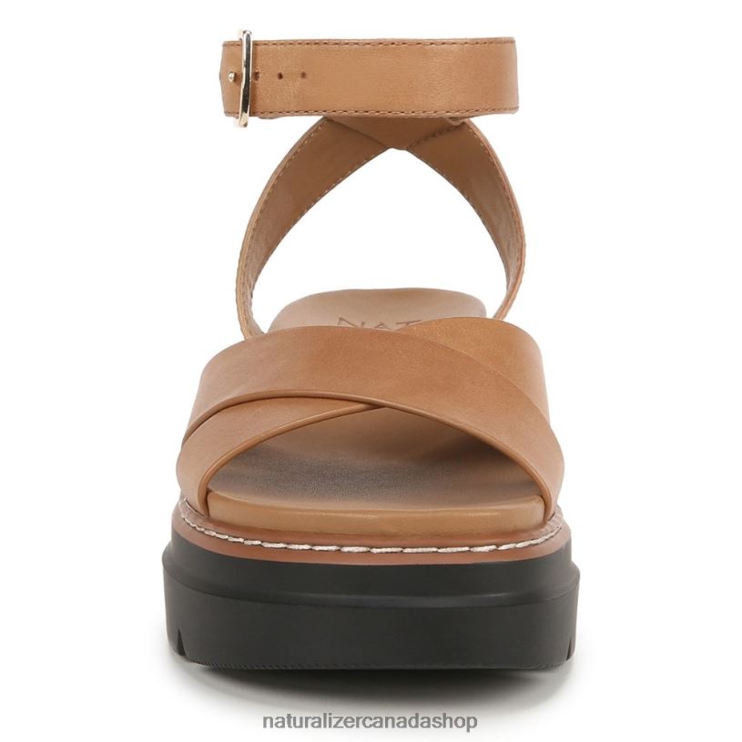 Sandals | CA Naturalizer Women Darry Sandal Toffee Brown Leather 8LFNB34