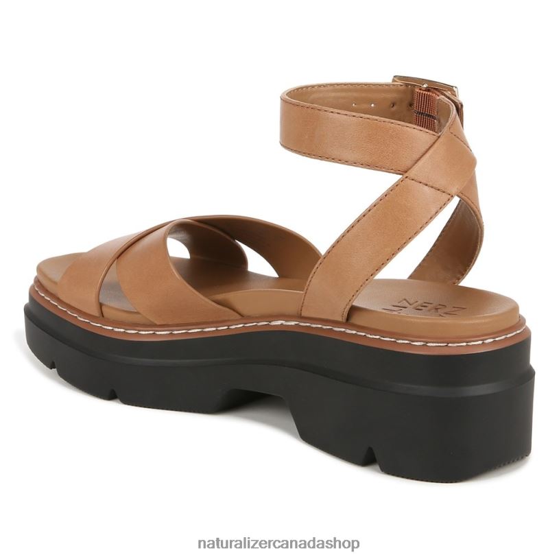 Sandals | CA Naturalizer Women Darry Sandal Toffee Brown Leather 8LFNB34