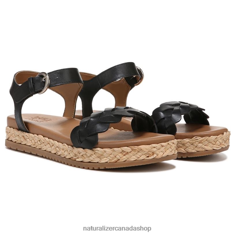 Sandals | CA Naturalizer Women Neila Sandal Black Leather 8LFNB206