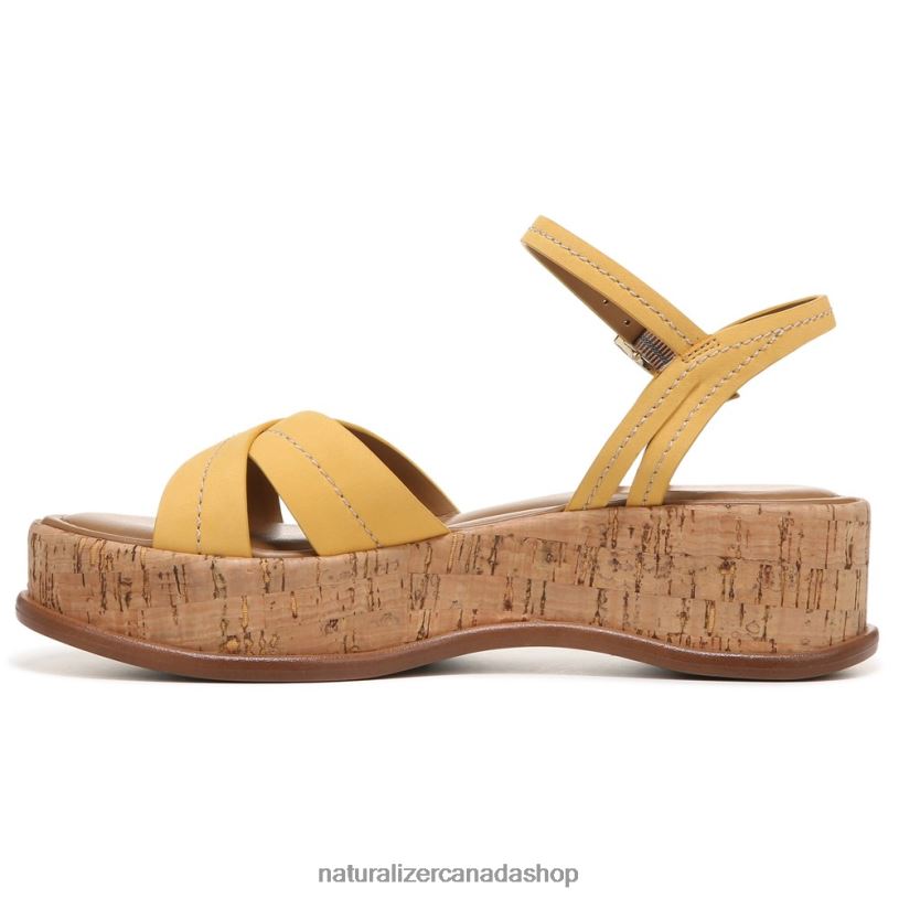 Sandals | CA Naturalizer Women Rikki Sandal Daffodil Yellow Leather 8LFNB615