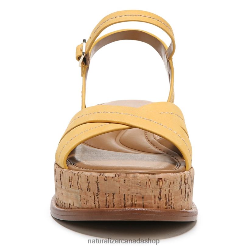 Sandals | CA Naturalizer Women Rikki Sandal Daffodil Yellow Leather 8LFNB615