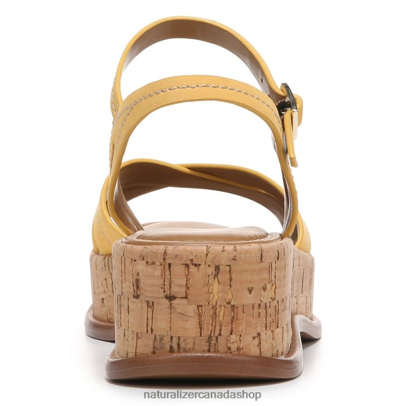 Sandals | CA Naturalizer Women Rikki Sandal Daffodil Yellow Leather 8LFNB615