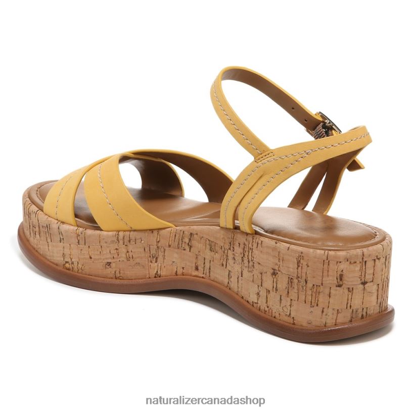 Sandals | CA Naturalizer Women Rikki Sandal Daffodil Yellow Leather 8LFNB615
