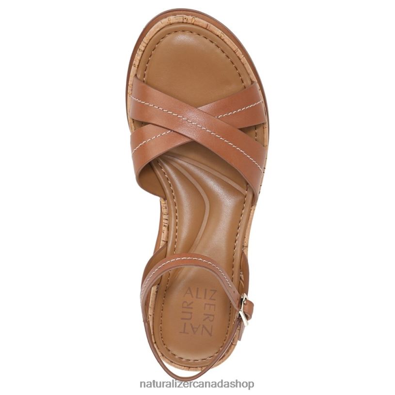 Sandals | CA Naturalizer Women Rikki Sandal English Tea Brown Leather 8LFNB616