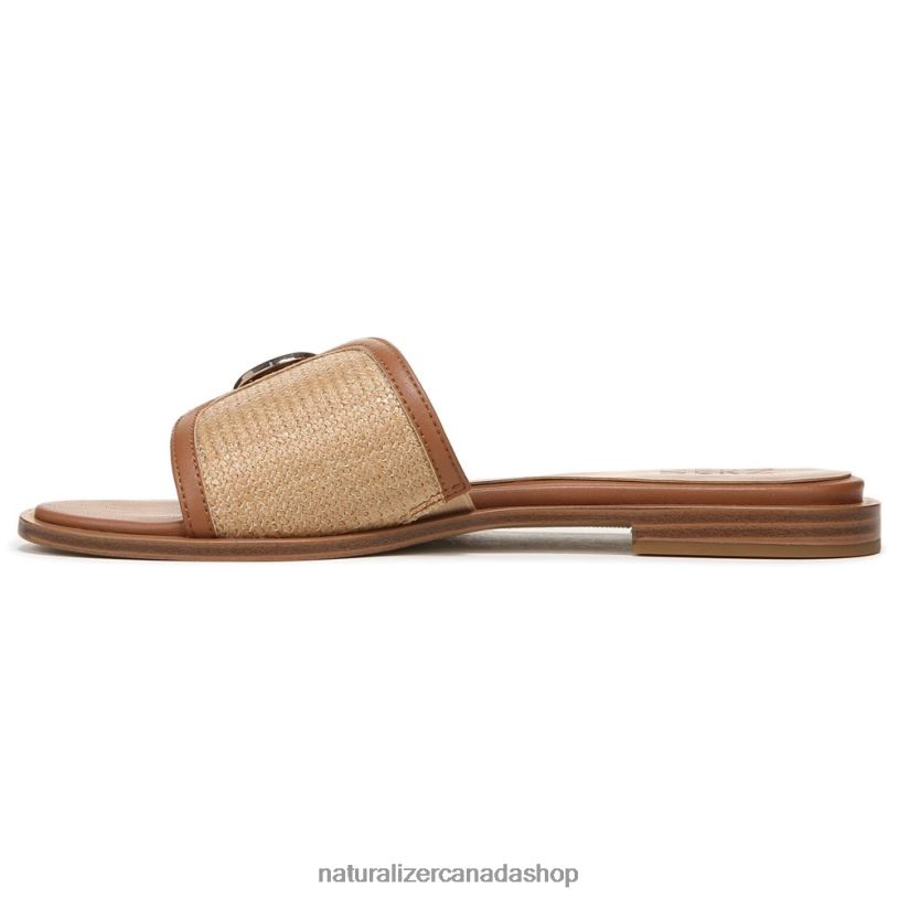 Sandals | CA Naturalizer Women Lilia Slide Sandal Dark Beige Synthetic 8LFNB547