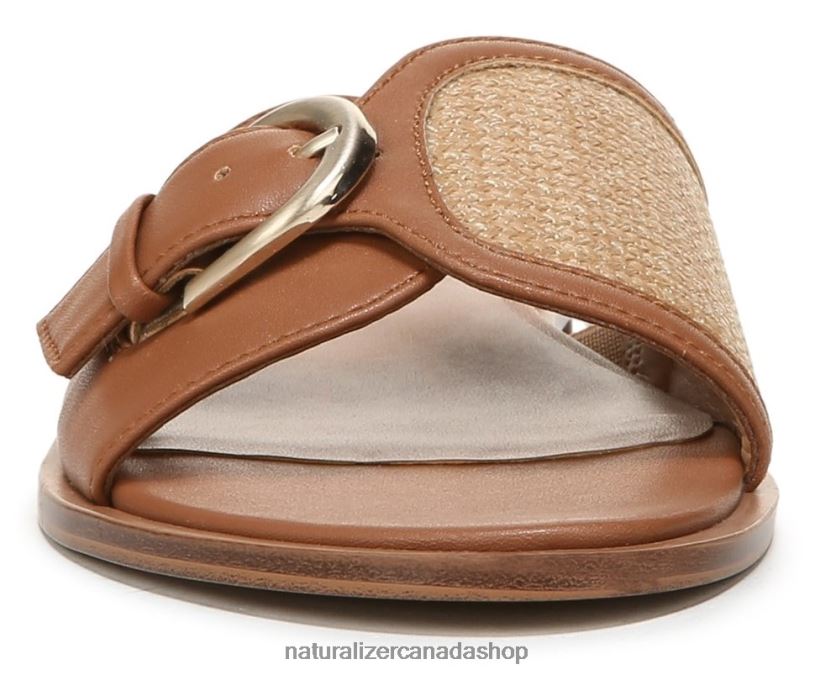 Sandals | CA Naturalizer Women Lilia Slide Sandal Dark Beige Synthetic 8LFNB547