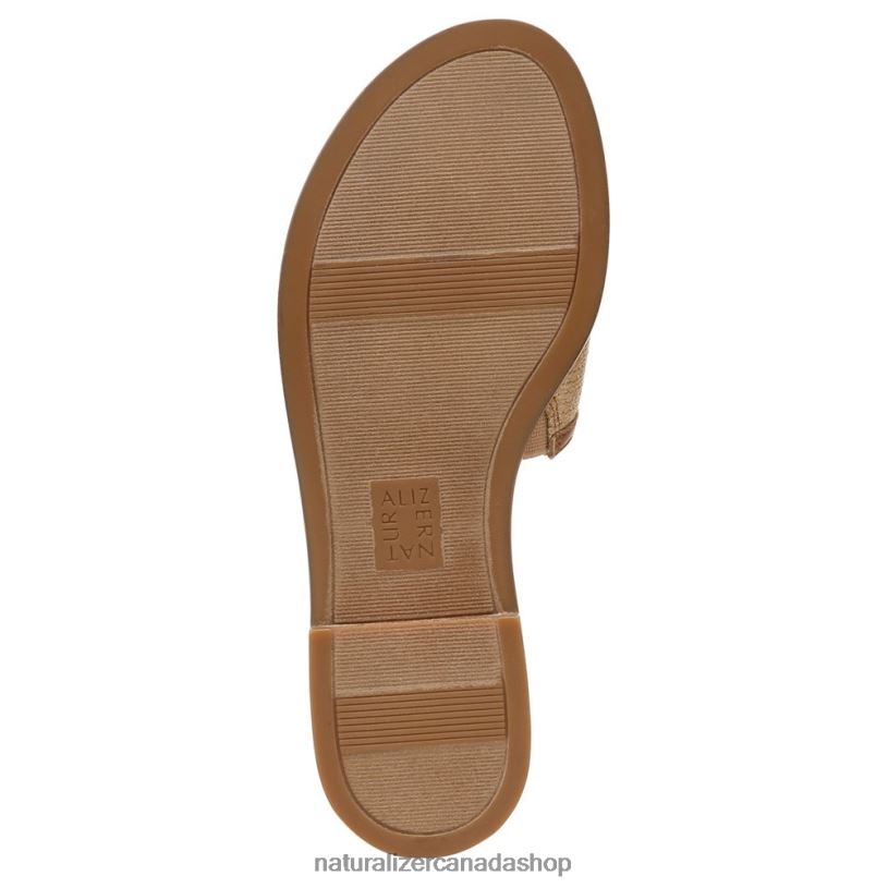 Sandals | CA Naturalizer Women Lilia Slide Sandal Dark Beige Synthetic 8LFNB547