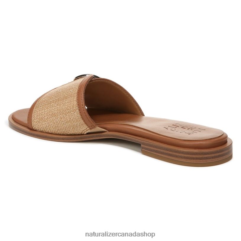 Sandals | CA Naturalizer Women Lilia Slide Sandal Dark Beige Synthetic 8LFNB547