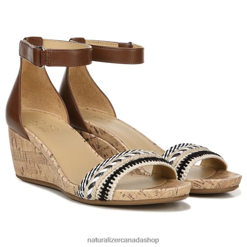 Sandals | CA Naturalizer Women Areda Wedge Sandal Multi Fabric/Tan Synthetic 8LFNB318