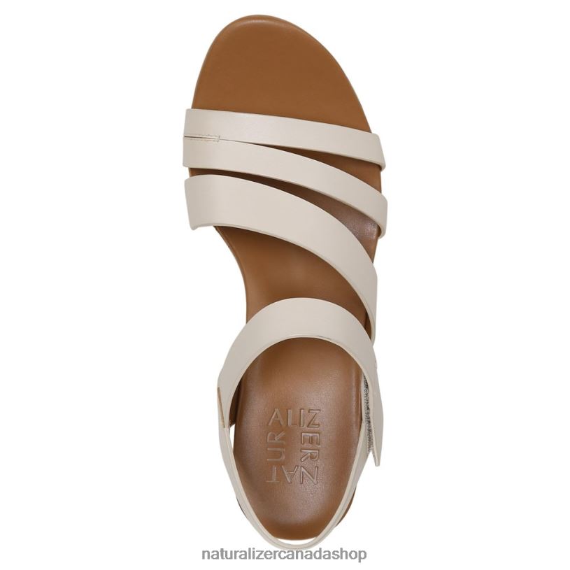 Sandals | CA Naturalizer Women Cynthia Wedge Sandal Porcelain Leather 8LFNB368