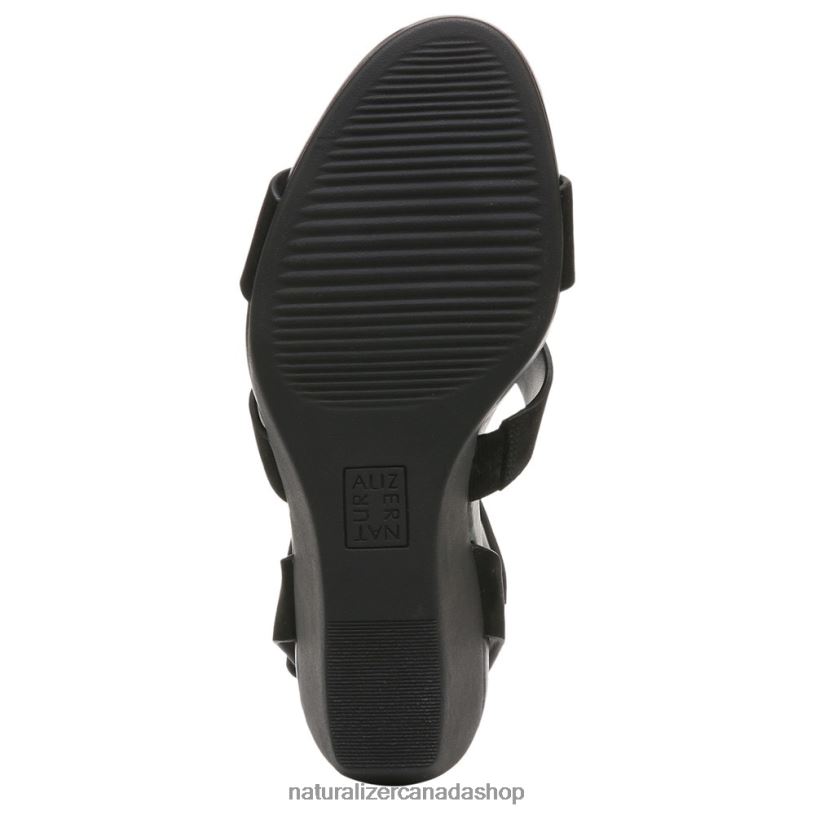 Sandals | CA Naturalizer Women Gen N Ignite Wedge Sandal Black Synthetic 8LFNB149