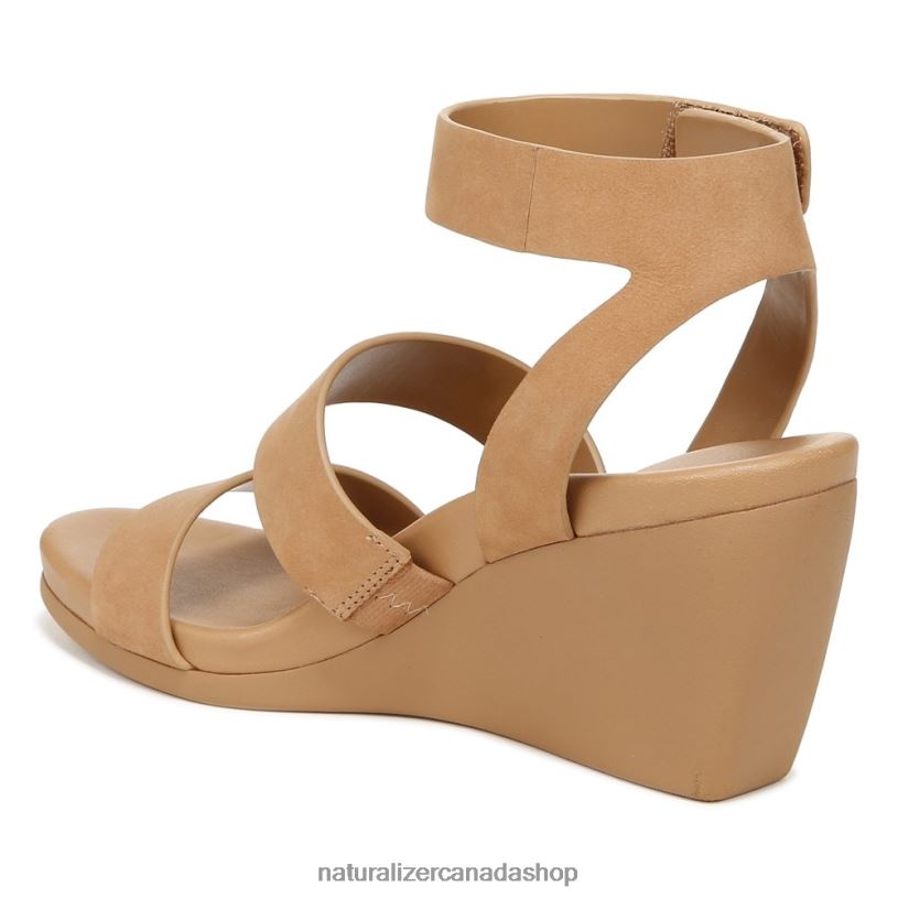 Sandals | CA Naturalizer Women Gen N Ignite Wedge Sandal Cookie Dough Nubuck 8LFNB150