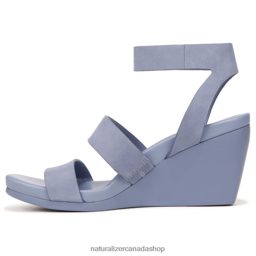 Sandals | CA Naturalizer Women Gen N Ignite Wedge Sandal Steel Blue Nubuck 8LFNB151