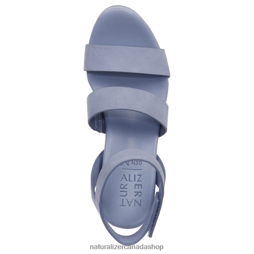 Sandals | CA Naturalizer Women Gen N Ignite Wedge Sandal Steel Blue Nubuck 8LFNB151