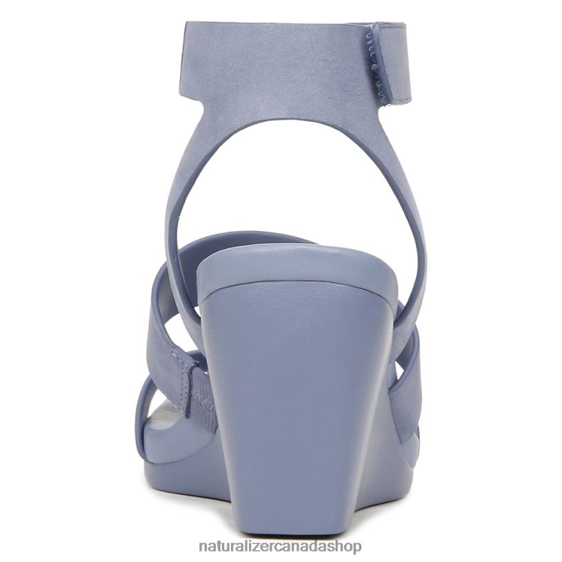Sandals | CA Naturalizer Women Gen N Ignite Wedge Sandal Steel Blue Nubuck 8LFNB151
