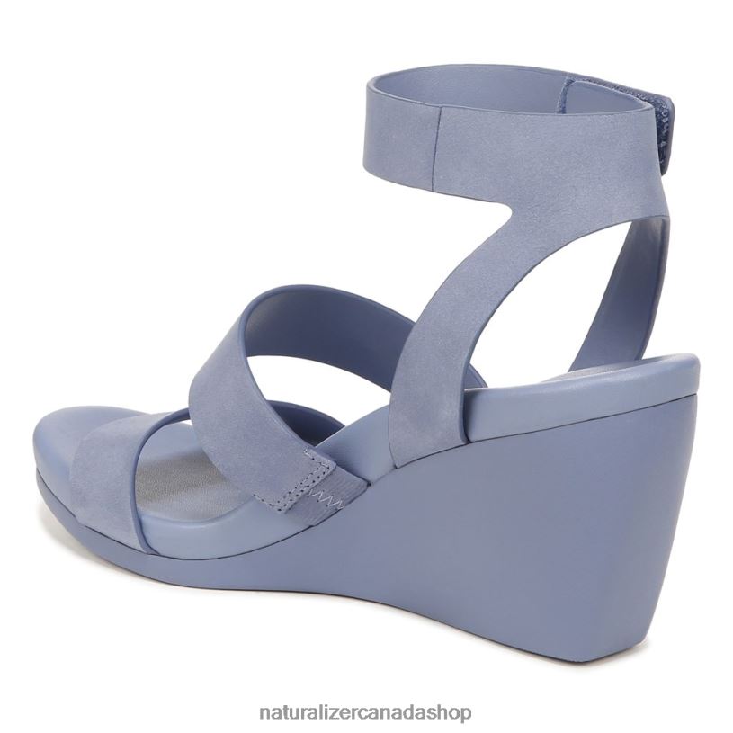 Sandals | CA Naturalizer Women Gen N Ignite Wedge Sandal Steel Blue Nubuck 8LFNB151