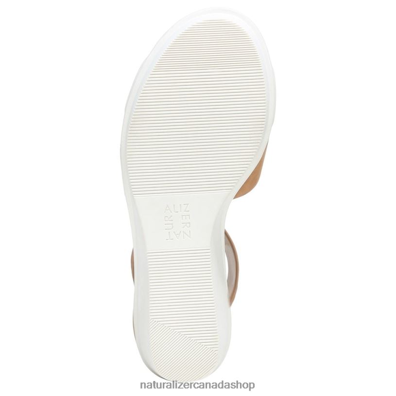 Sandals | CA Naturalizer Women Riviera Wedge Sandal Cookie Dough Suede 8LFNB156