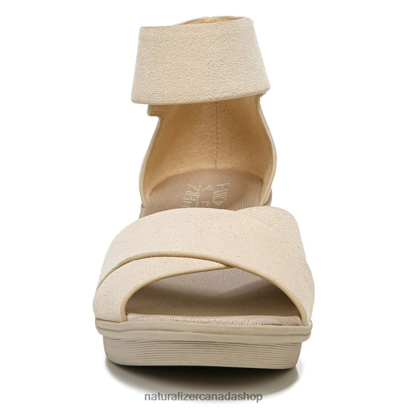 Sandals | CA Naturalizer Women Riviera Wedge Sandal Porcelain Suede 8LFNB157